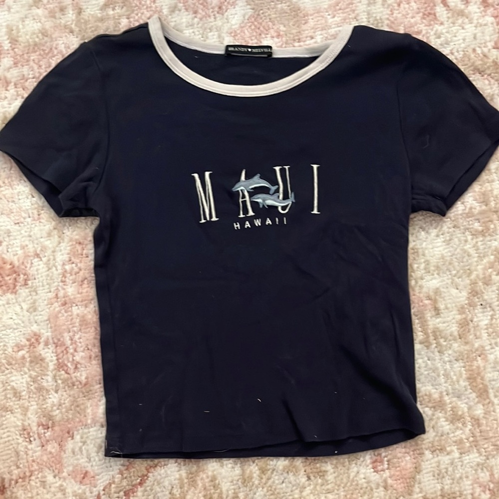 preppy brandy melville maui top